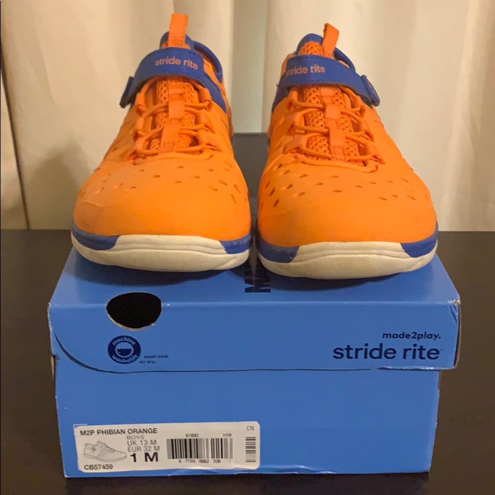 EUC Stride Rite Orange Phibian Shoes